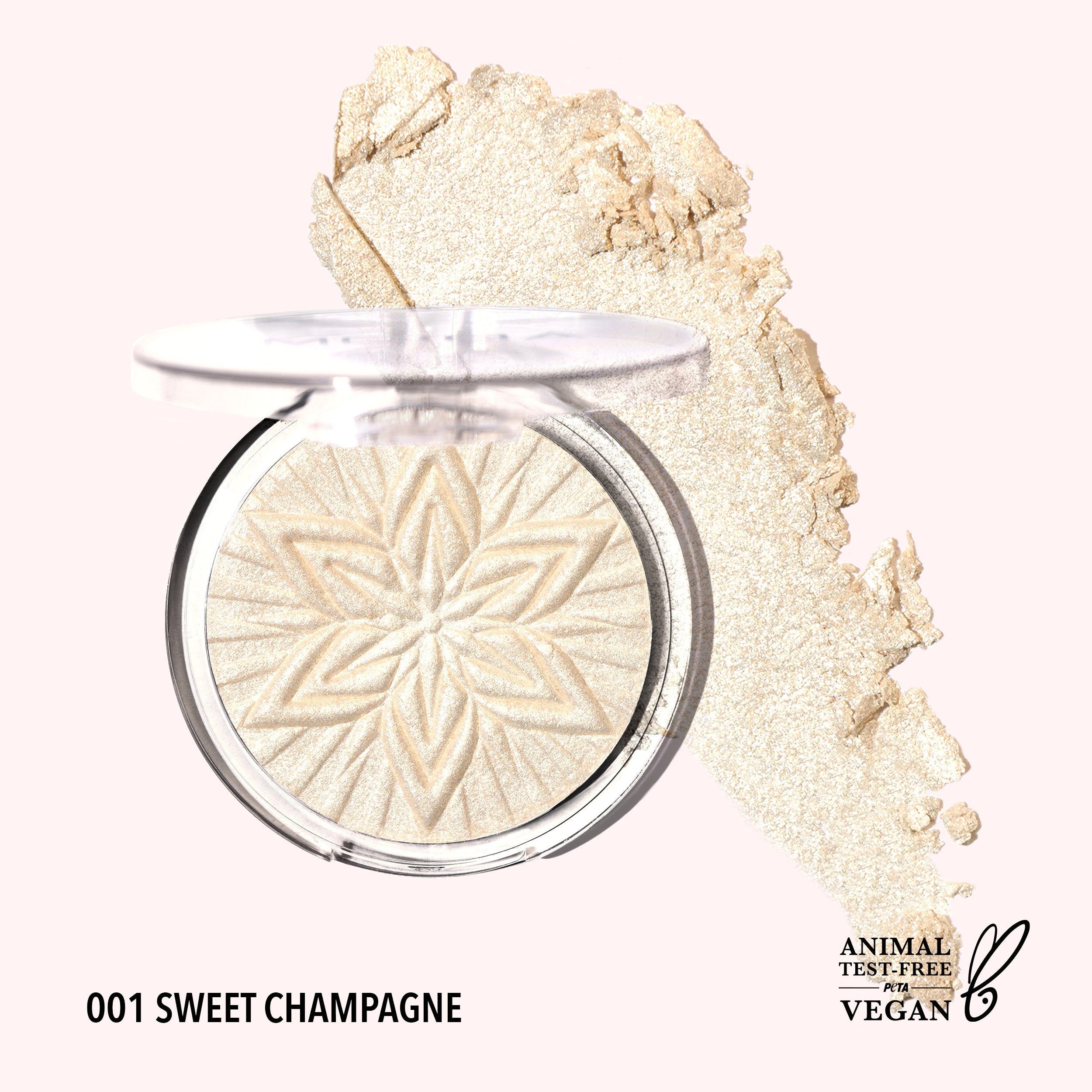 Sun Glow Face & Body Highlighter (001, Sweet Champagne)