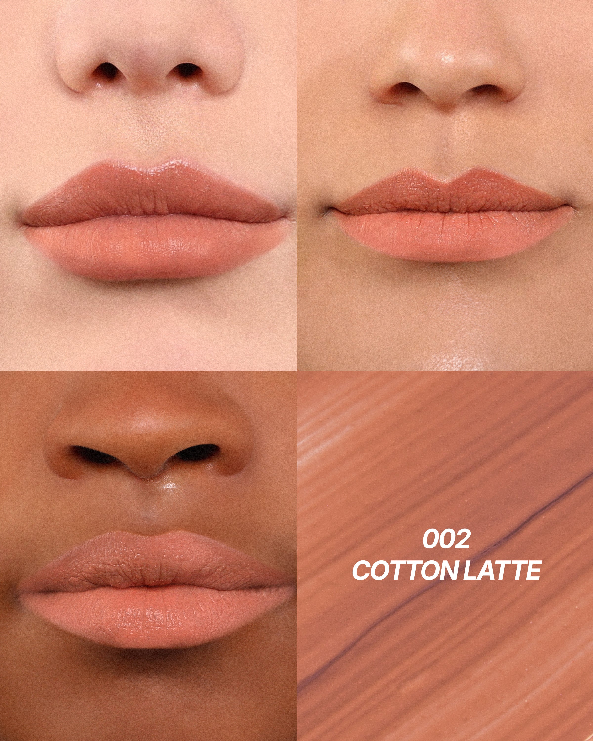 Cushion Kiss Lip Cream (002, Cotton Latte)