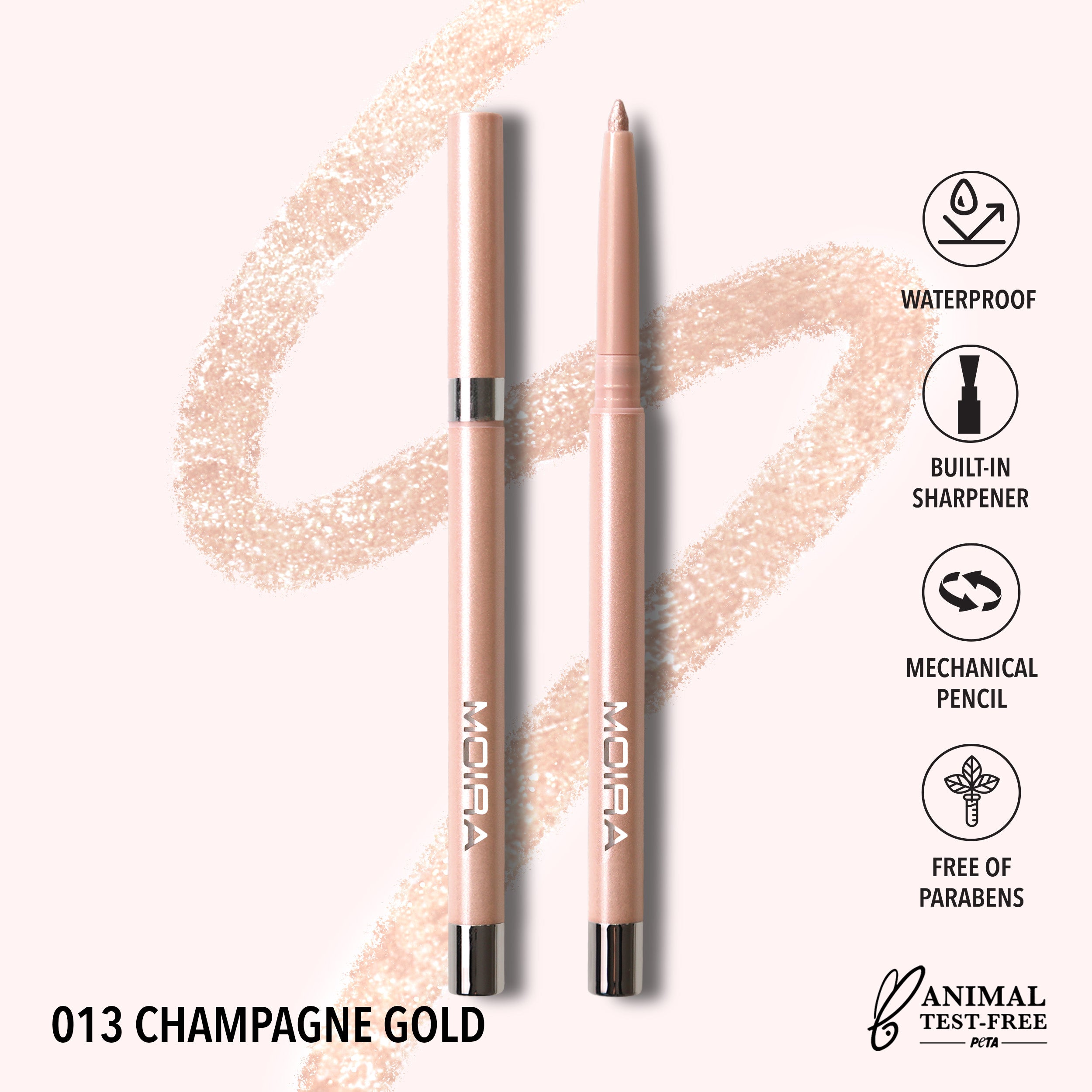 Statement Shimmer Liner (013, Champagne Gold)