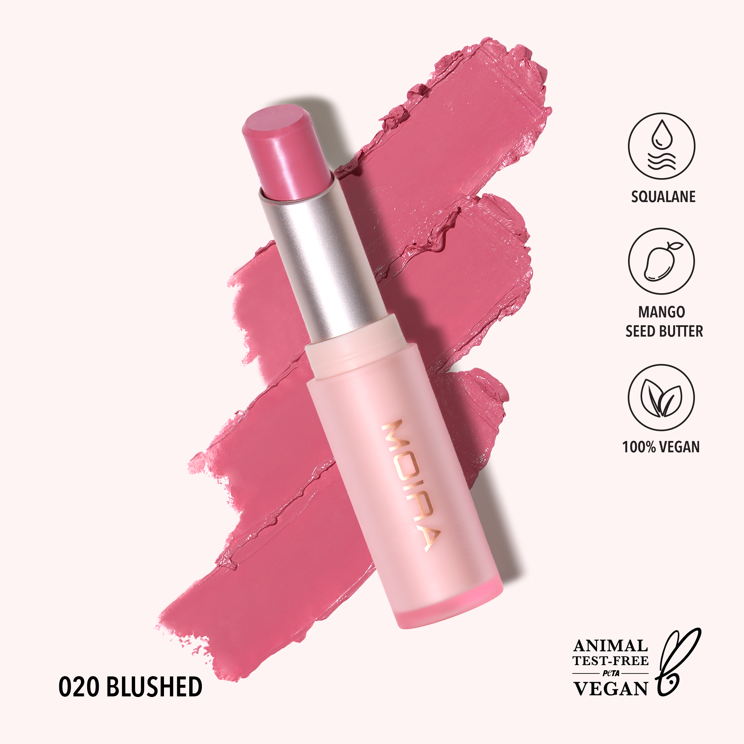 Signature Lipstick (020, Blushed)