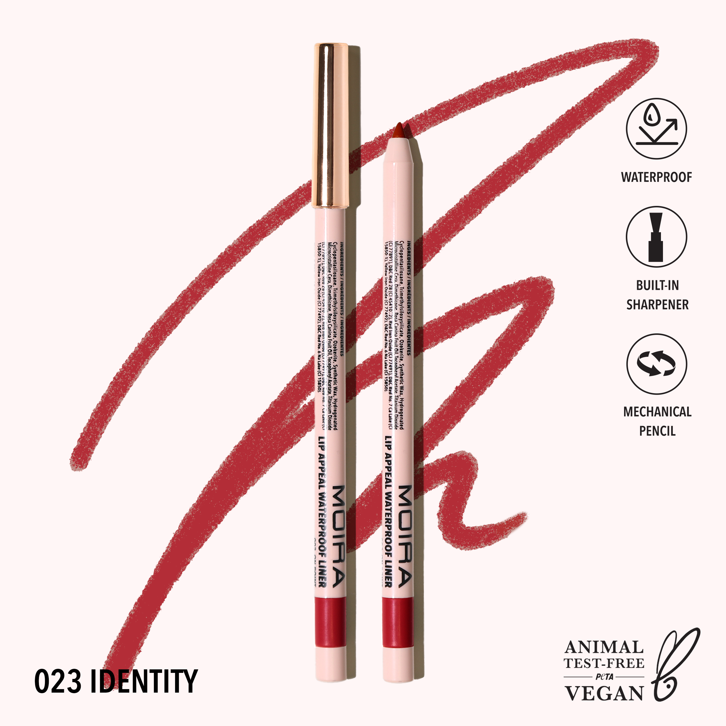 Lip Appeal Waterproof Liner (023, Identity)