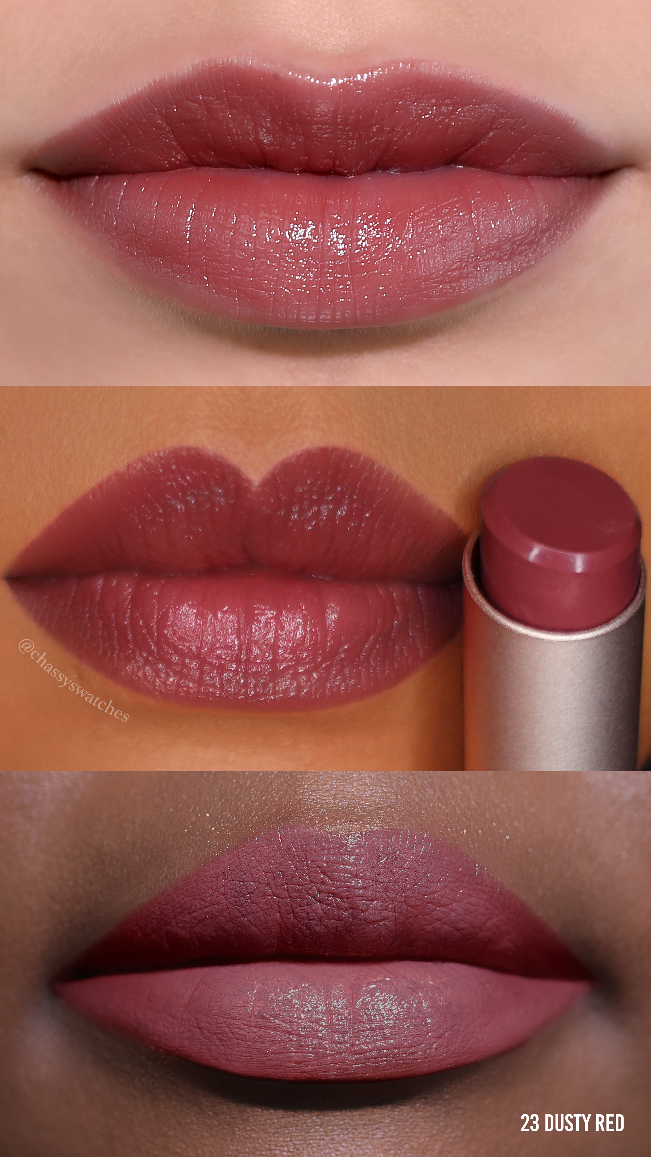 Signature Lipstick (023, Dusty Red)