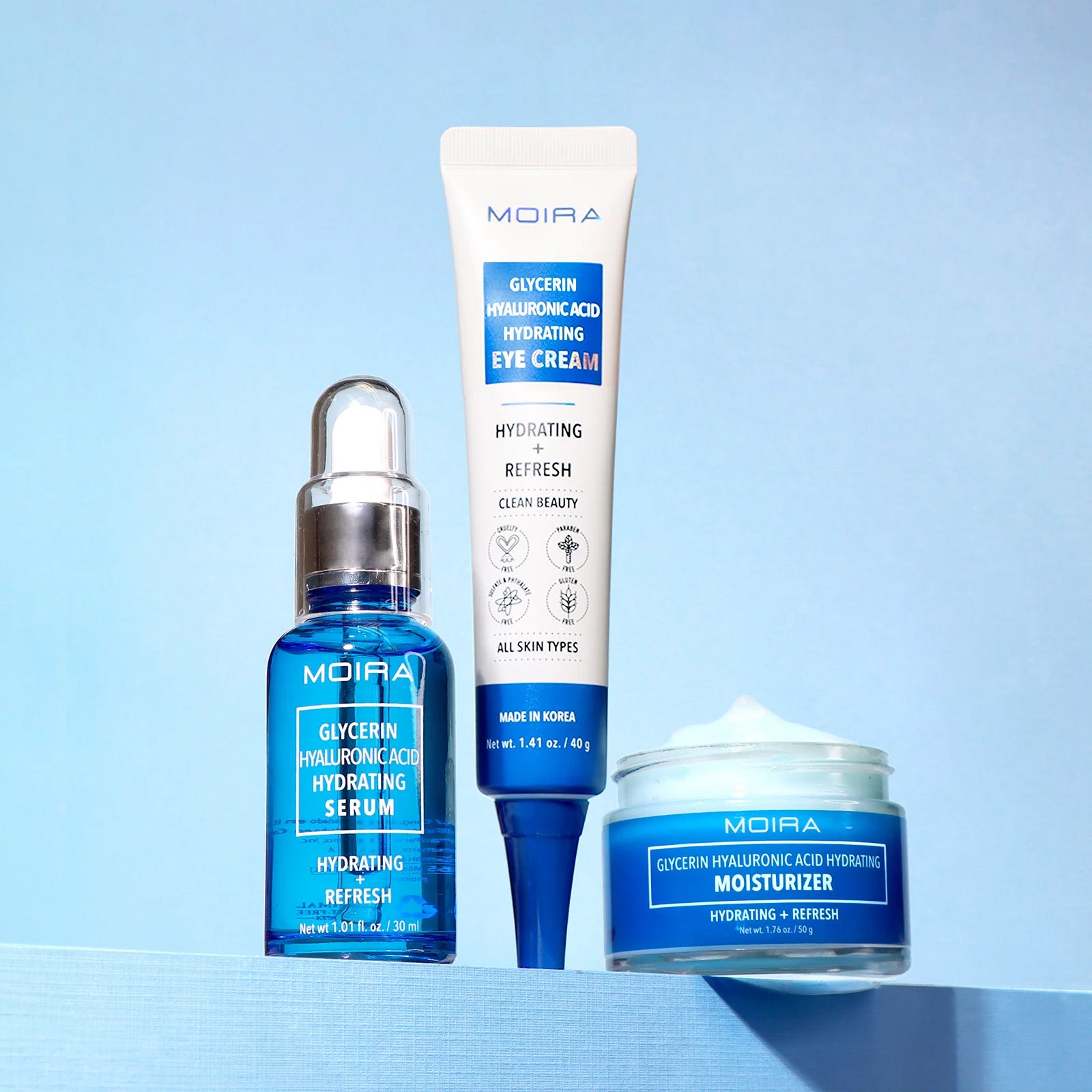 Glycerin Hyaluronic Acid Hydrating Skincare Bundle