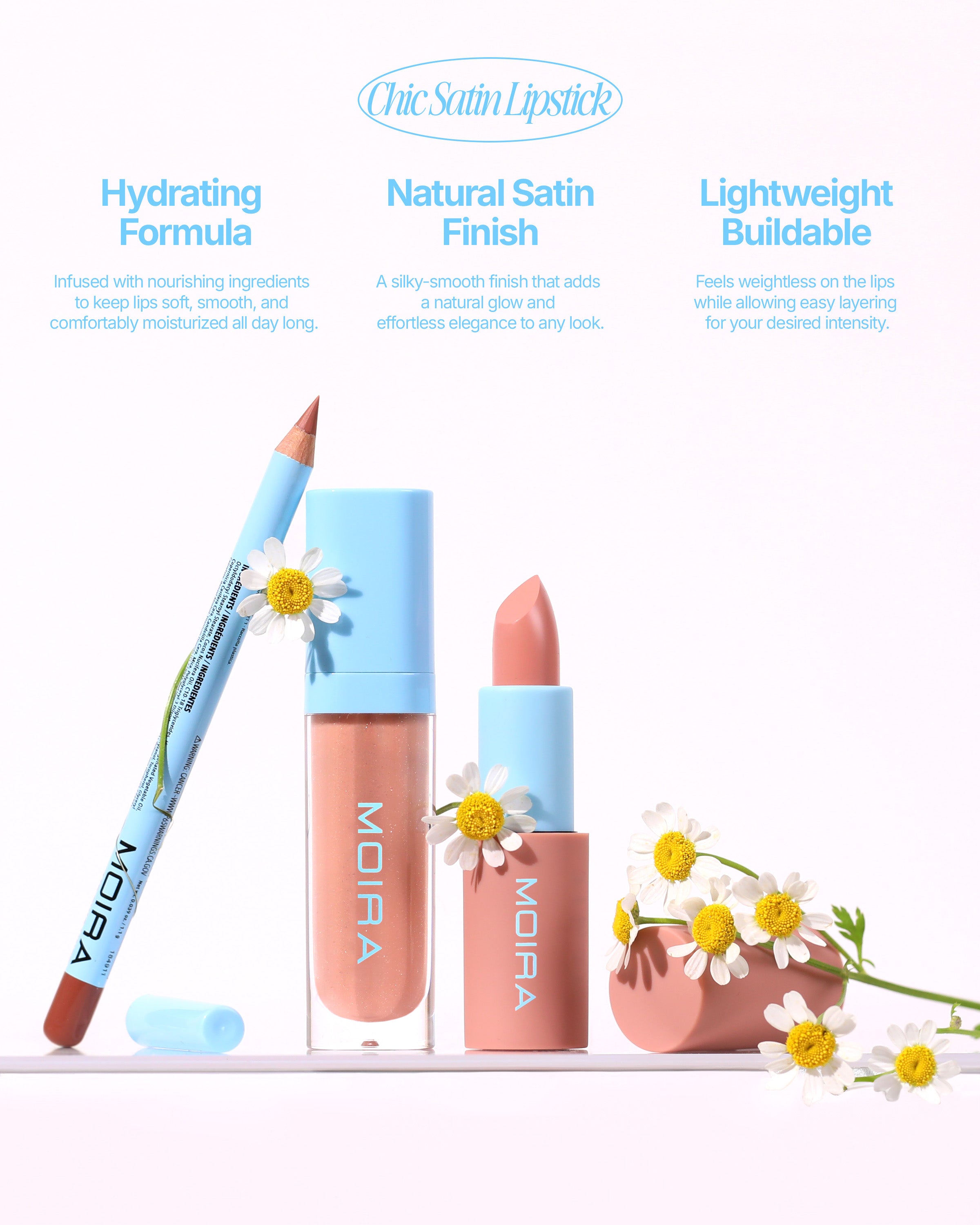 Chic Satin Lipstick (008, Bold)