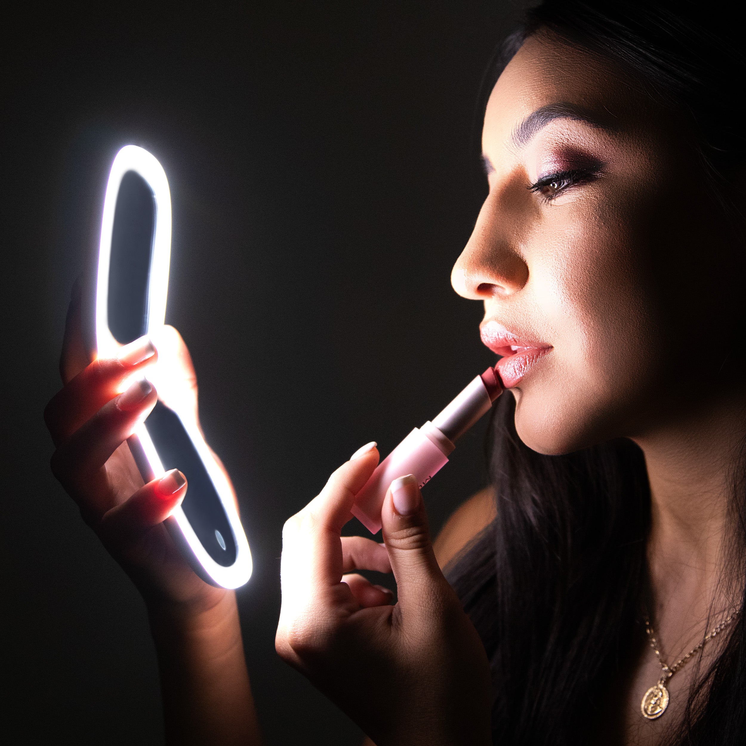 Rechargeable LED Compact Mirror