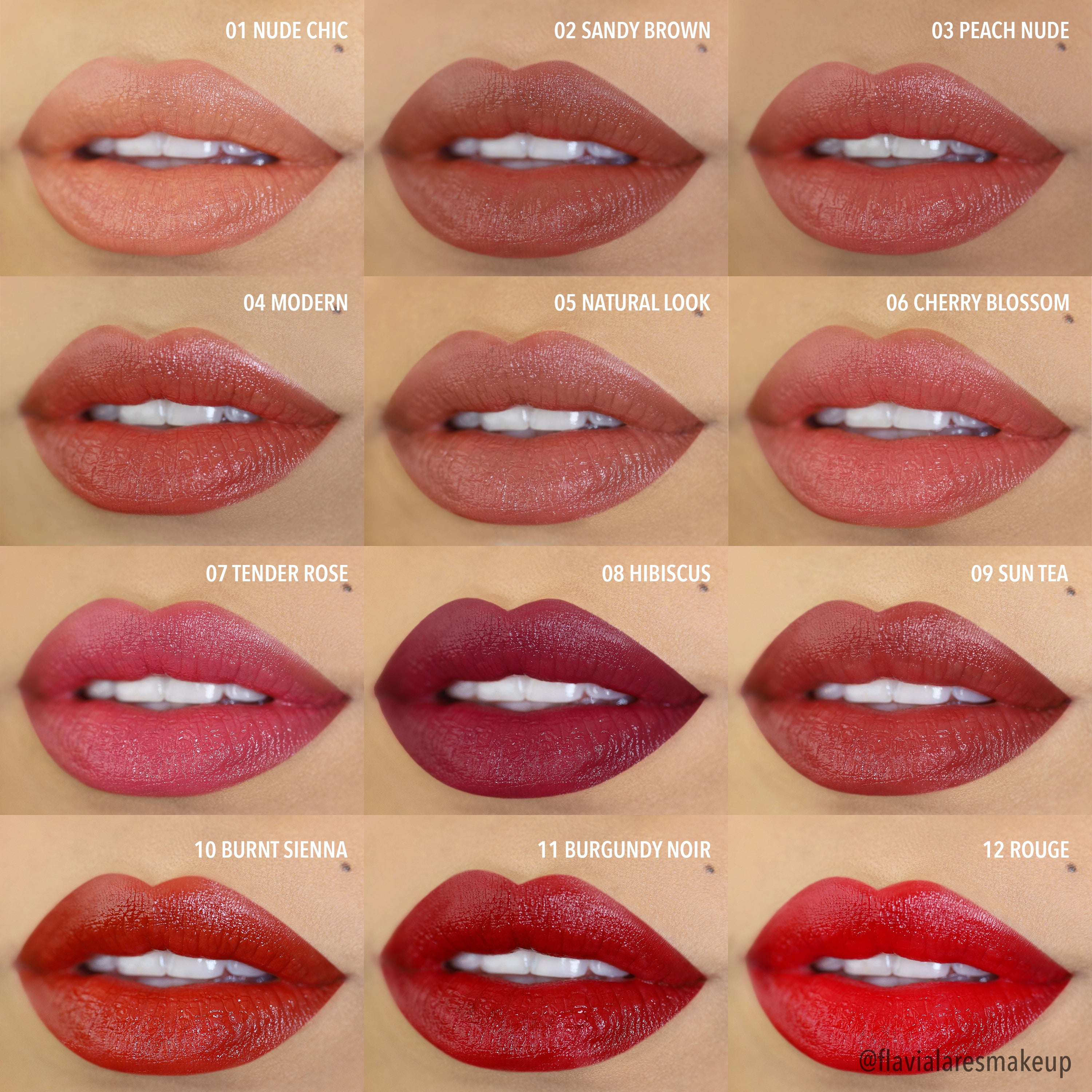 Signature Lipstick Bundle (001-012)