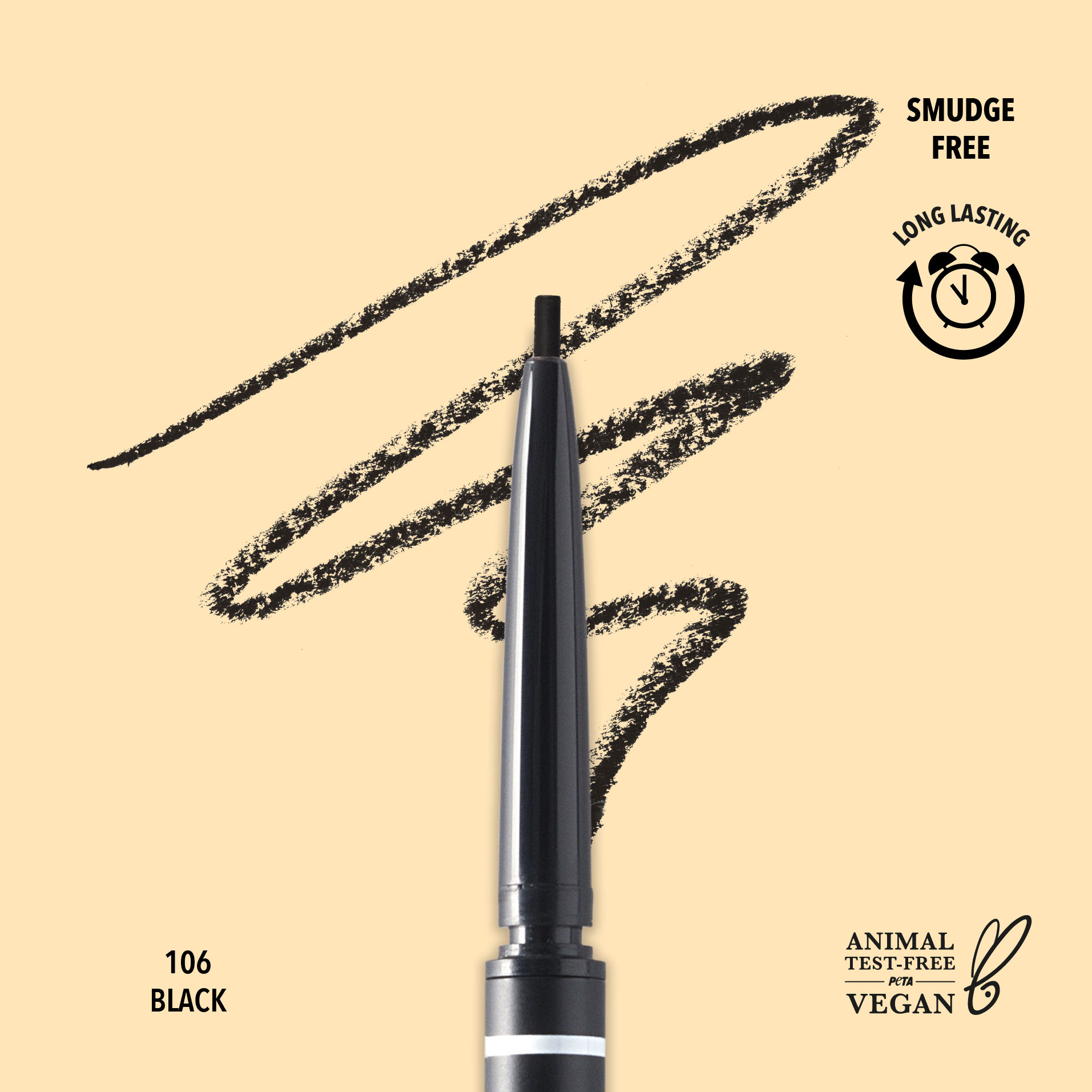 Fine Brow Pencil (106, Black)