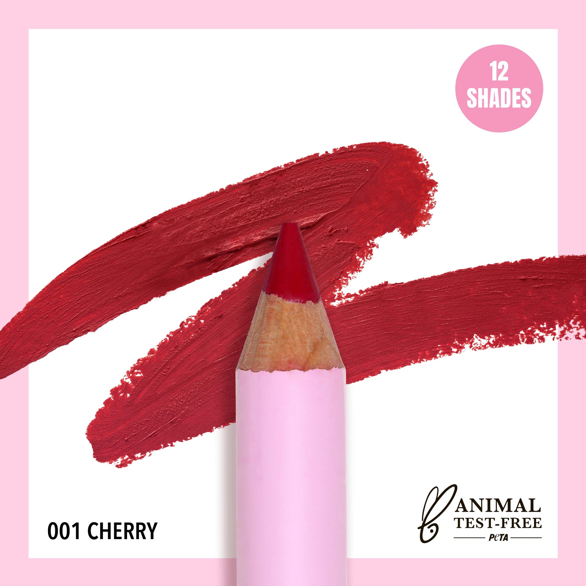 Flirty Lip Pencil (001, Cherry) MOIRA Cosmetics
