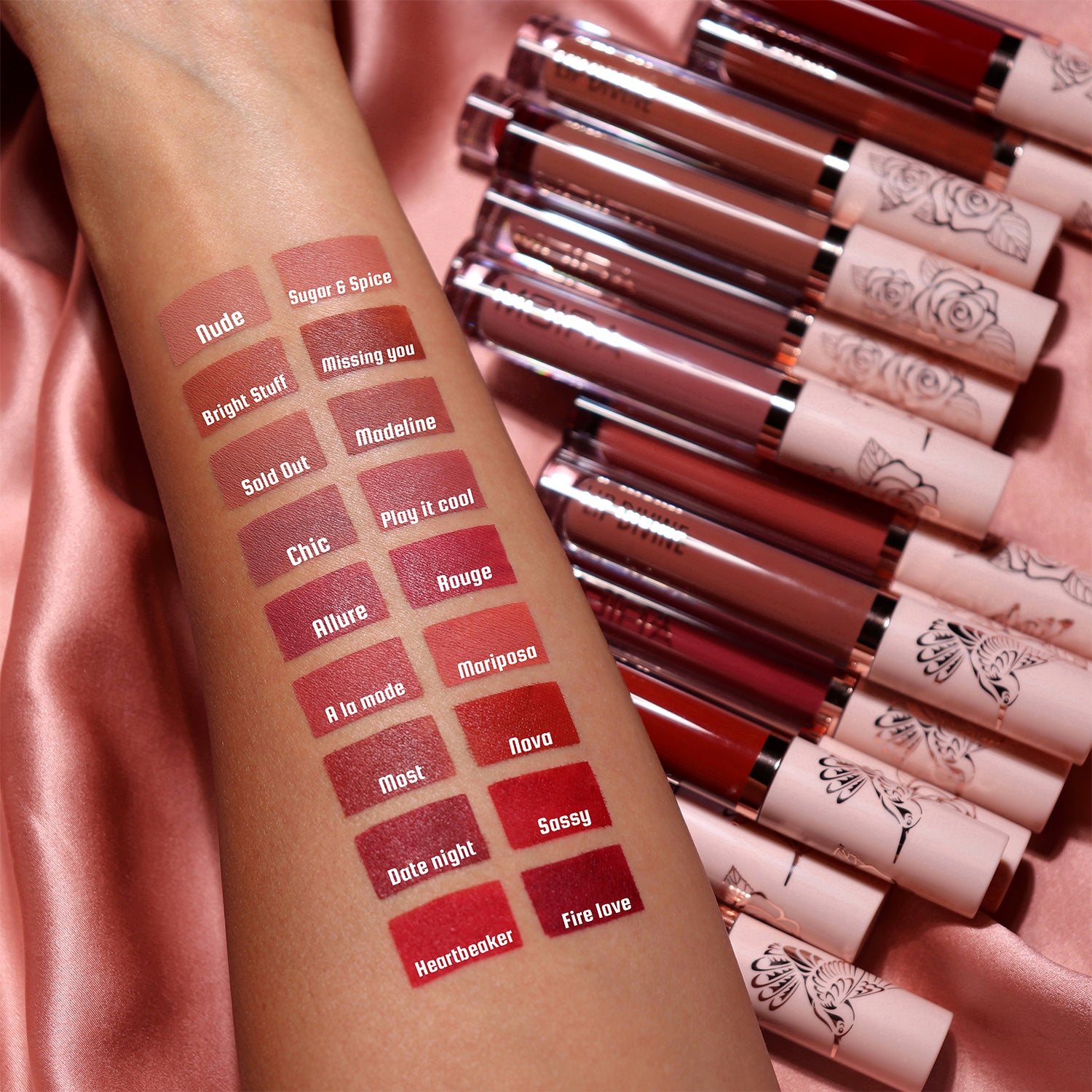 Lip Divine Liquid Lipstick (007, Chic)