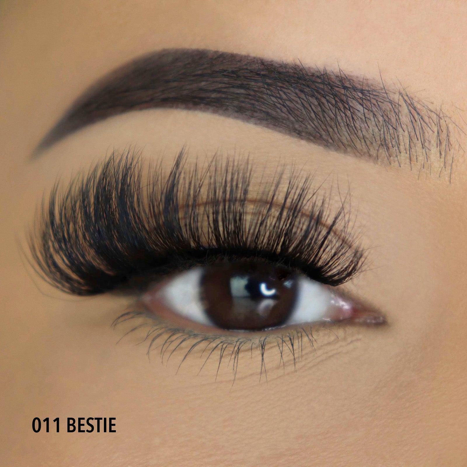 3D Effect Bionic Vegan Faux Mink Lashes (011, Bestie)