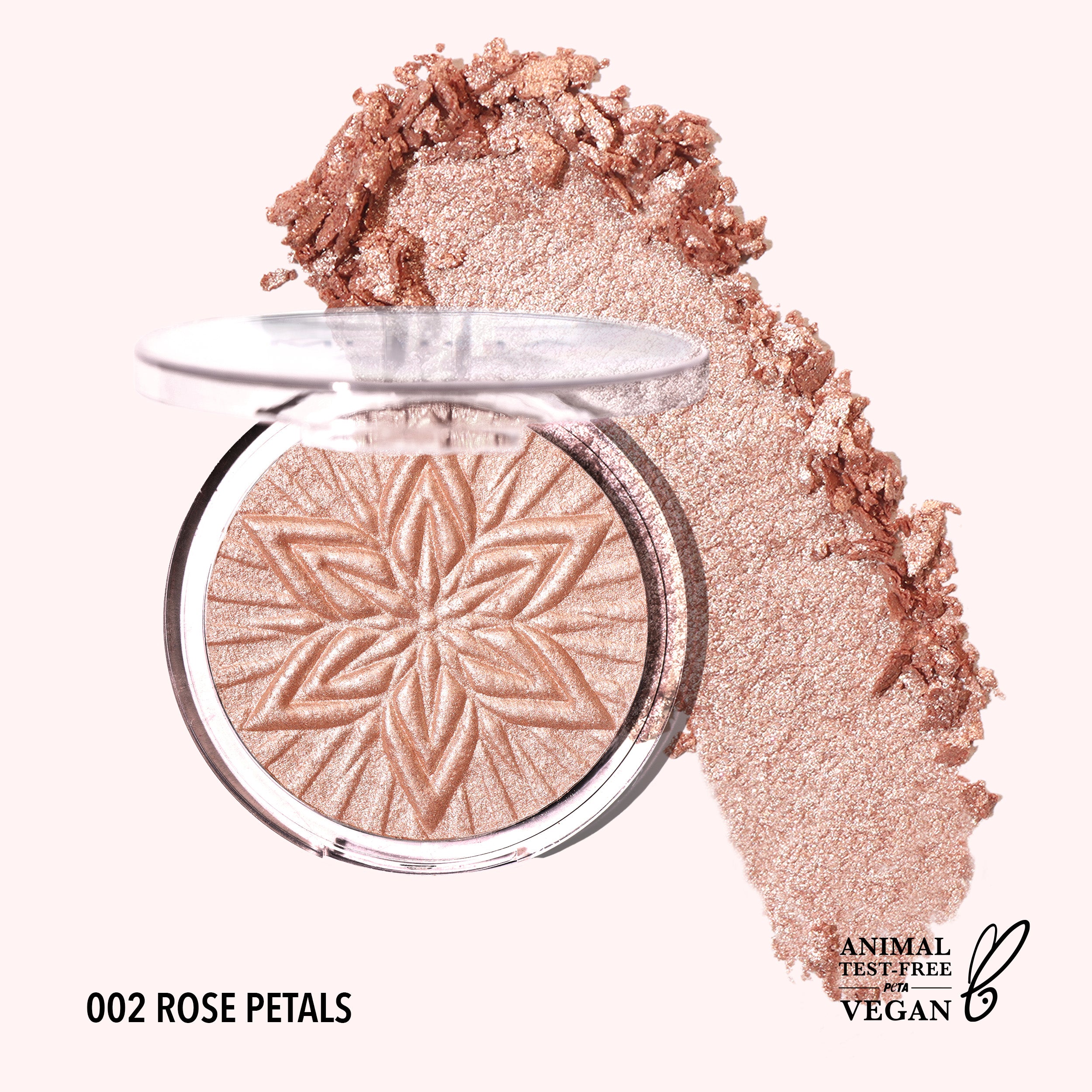 Sun Glow Face & Body Highlighter (002, Rose Petals)