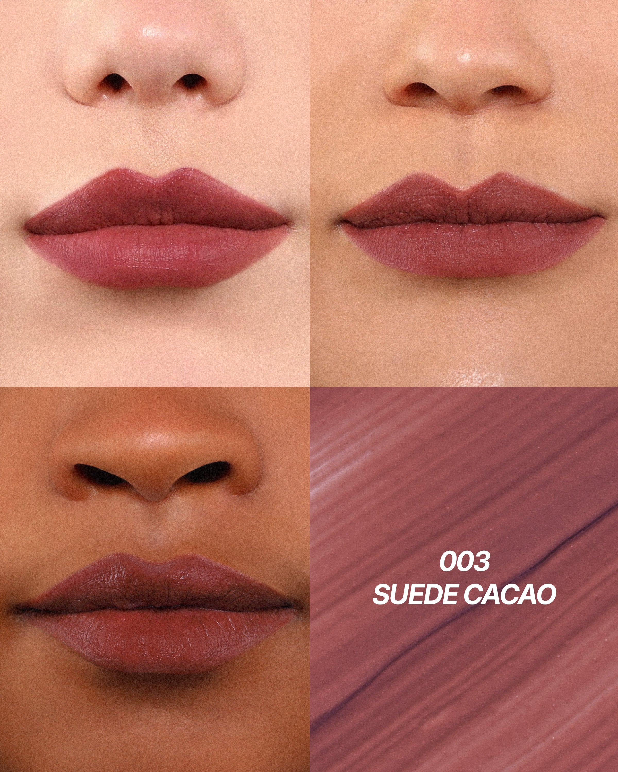 Cushion Kiss Lip Cream (003, Suede Cacao)