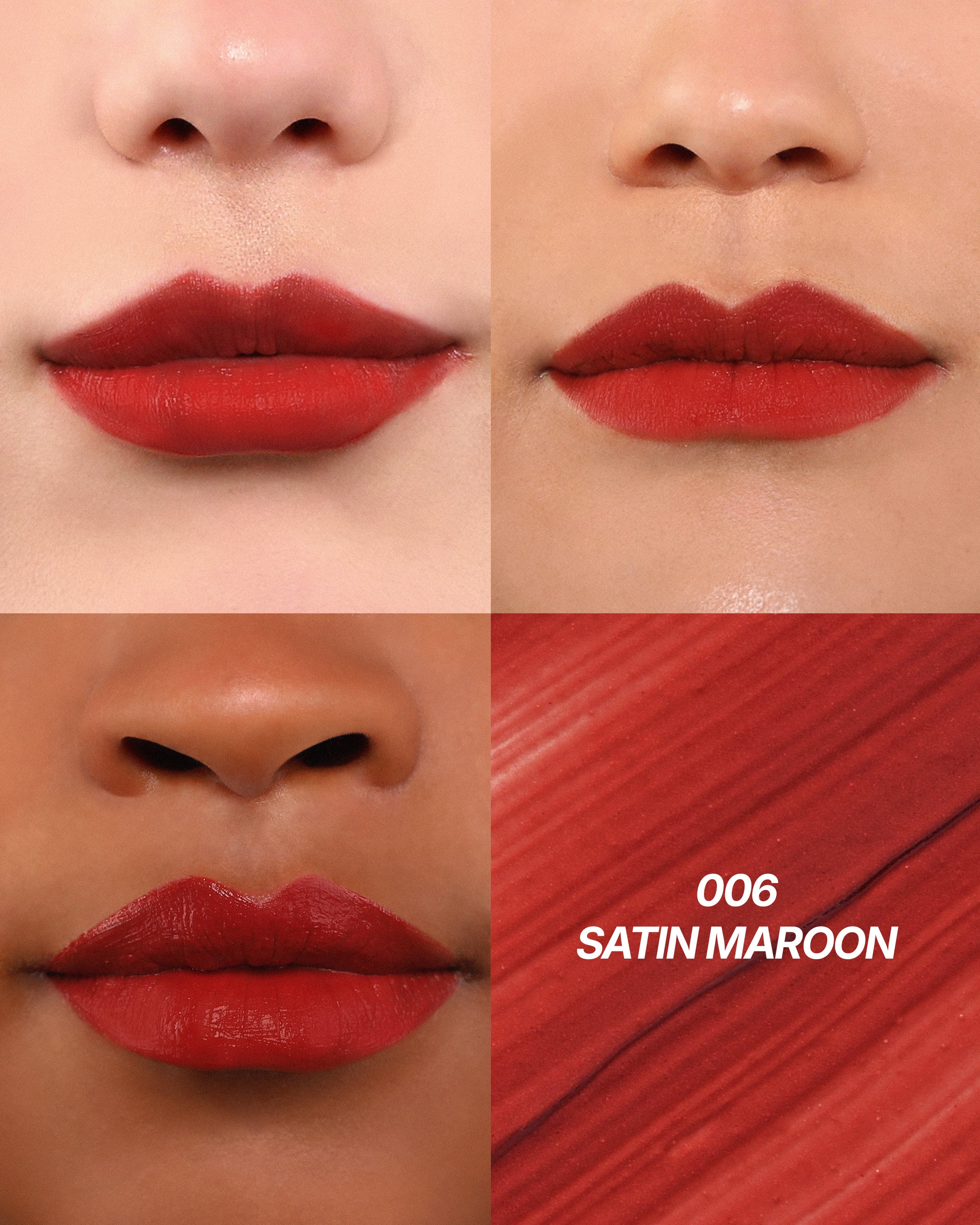 Cushion Kiss Lip Cream (006, Satin Maroon)