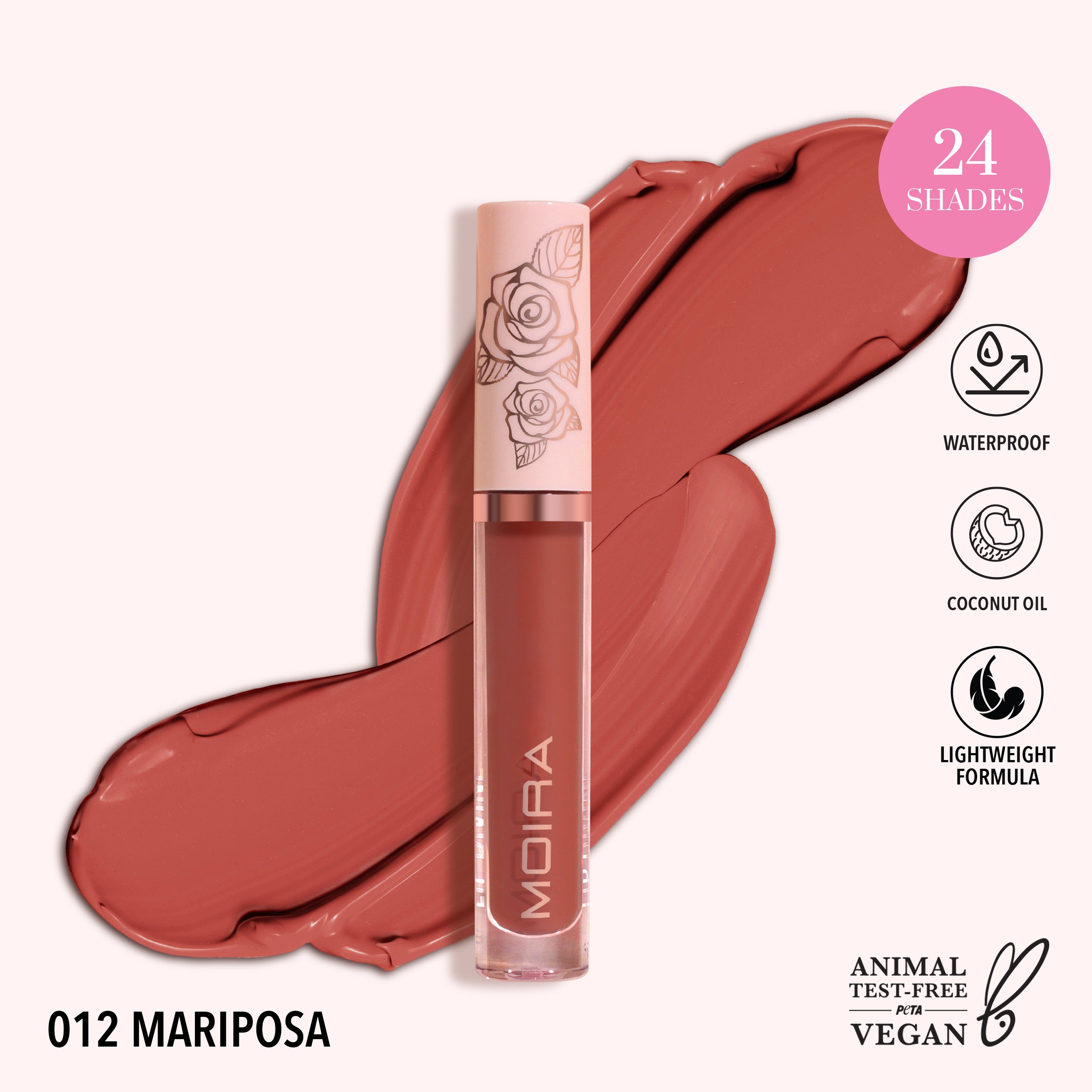 Lip Divine Liquid Lipstick (012, Mariposa)