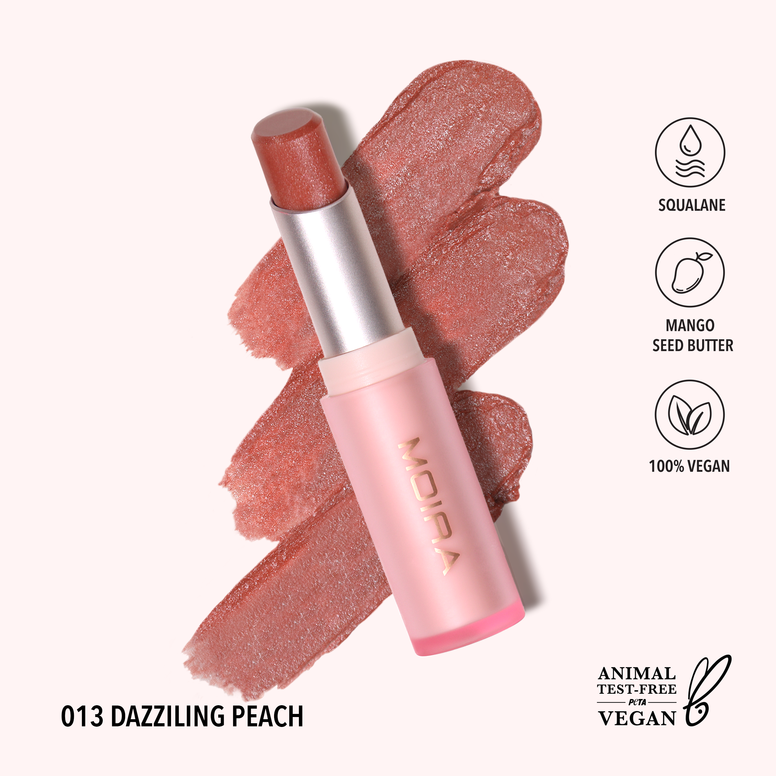 Signature Lipstick (013, Dazzling Peach)