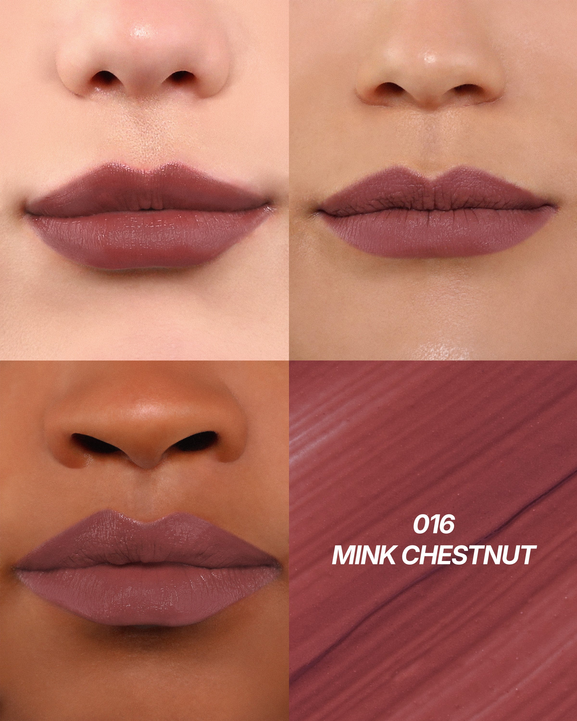 Cushion Kiss Lip Cream (016, Mink Chestnut)