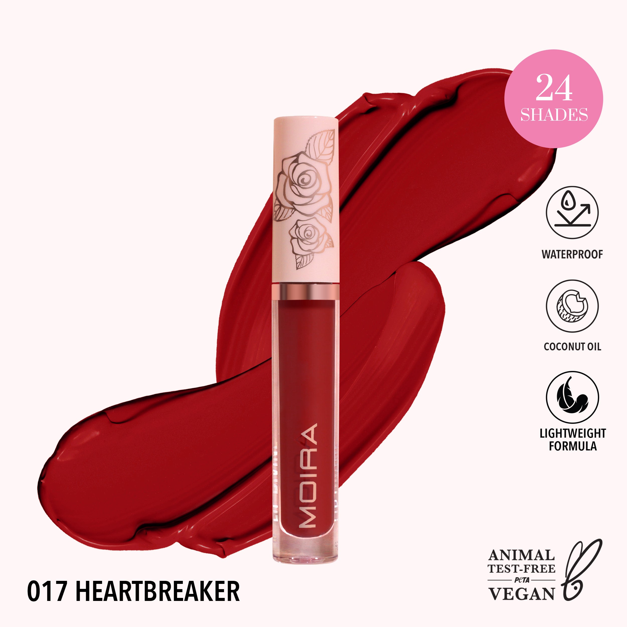 Lip Divine Liquid Lipstick (017, Heartbreaker)