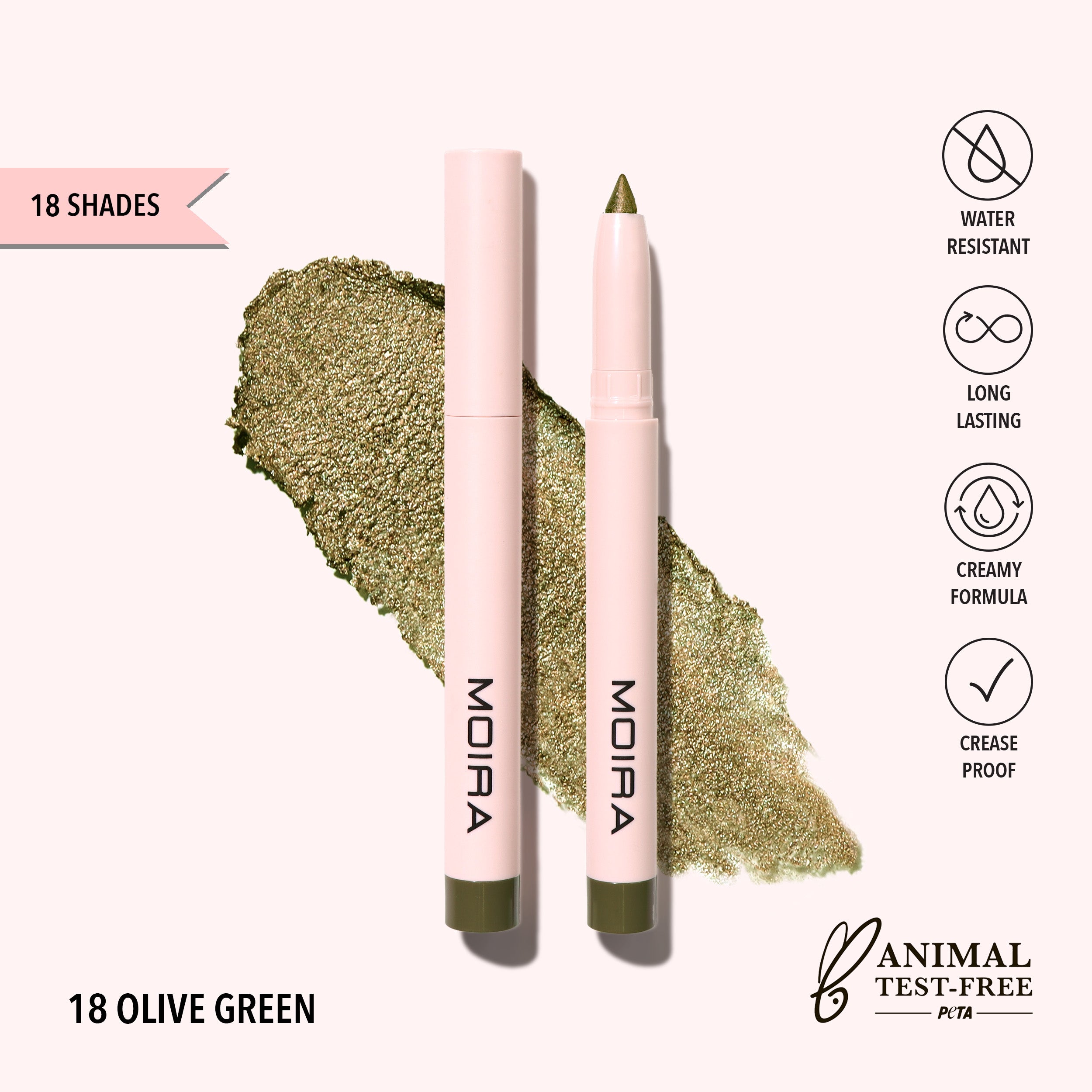 At Glance Stick Shadow (018, Olive Green)