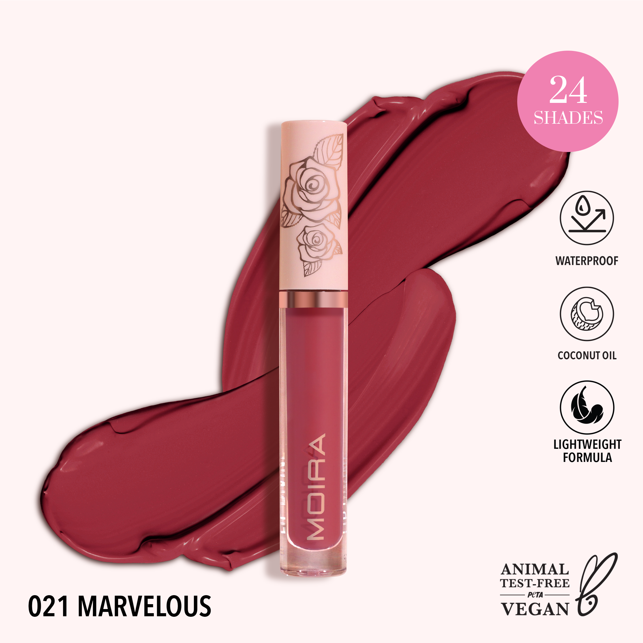 Lip Divine Liquid Lipstick (021, Marvelous)