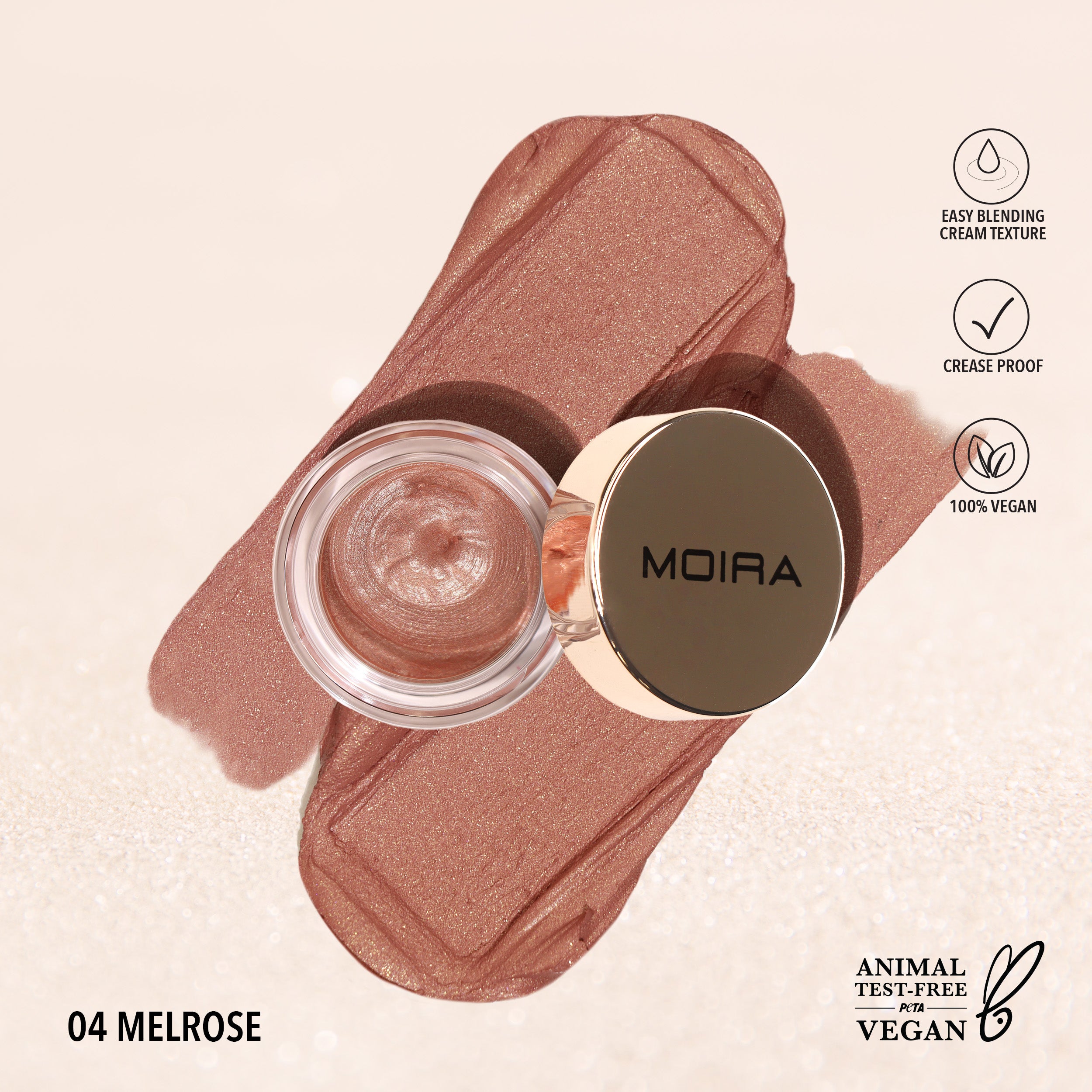 Moira Everlust Shimmer Cream Shadow, Melrose - ESC004