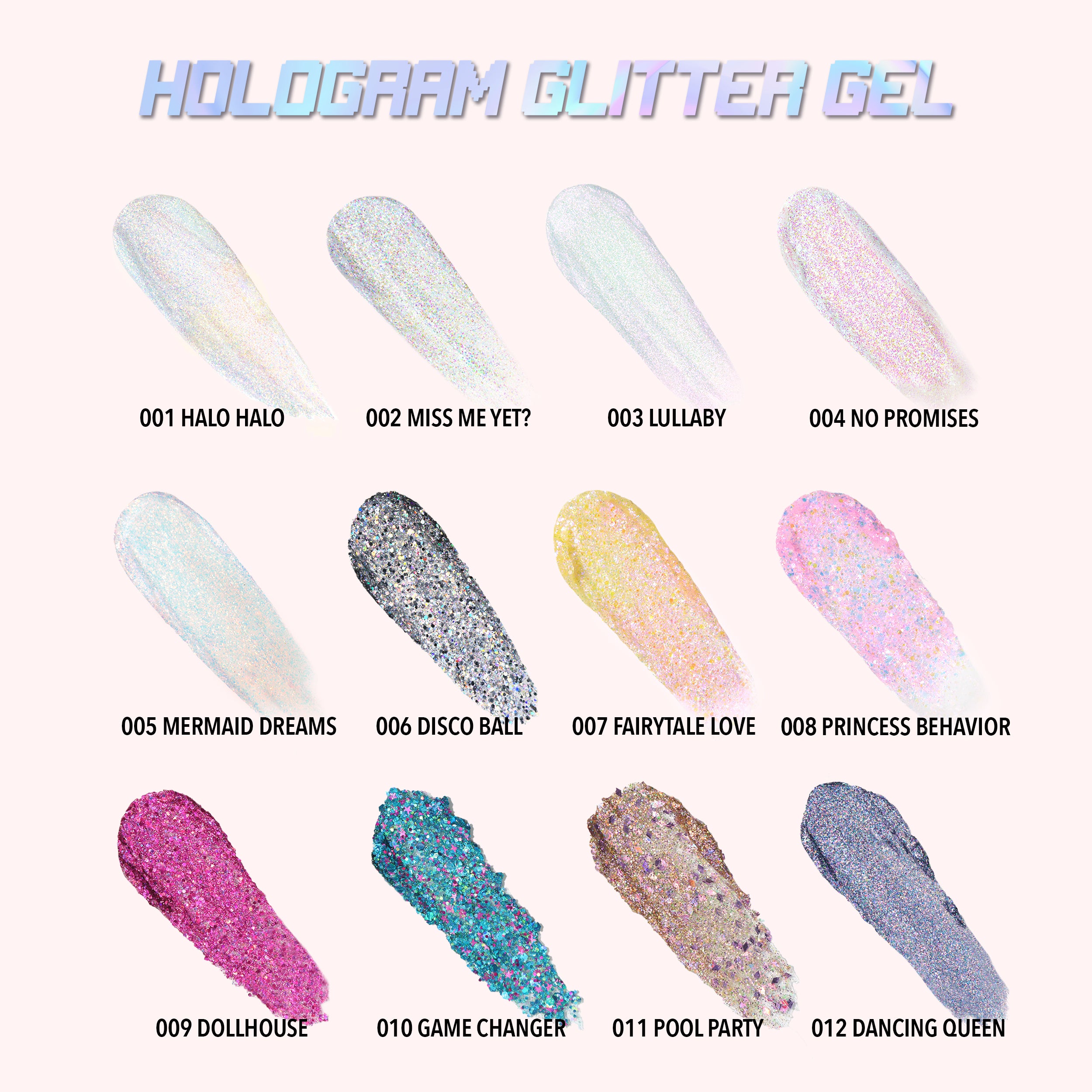Hologram Glitter Gel (001, Halo Halo)