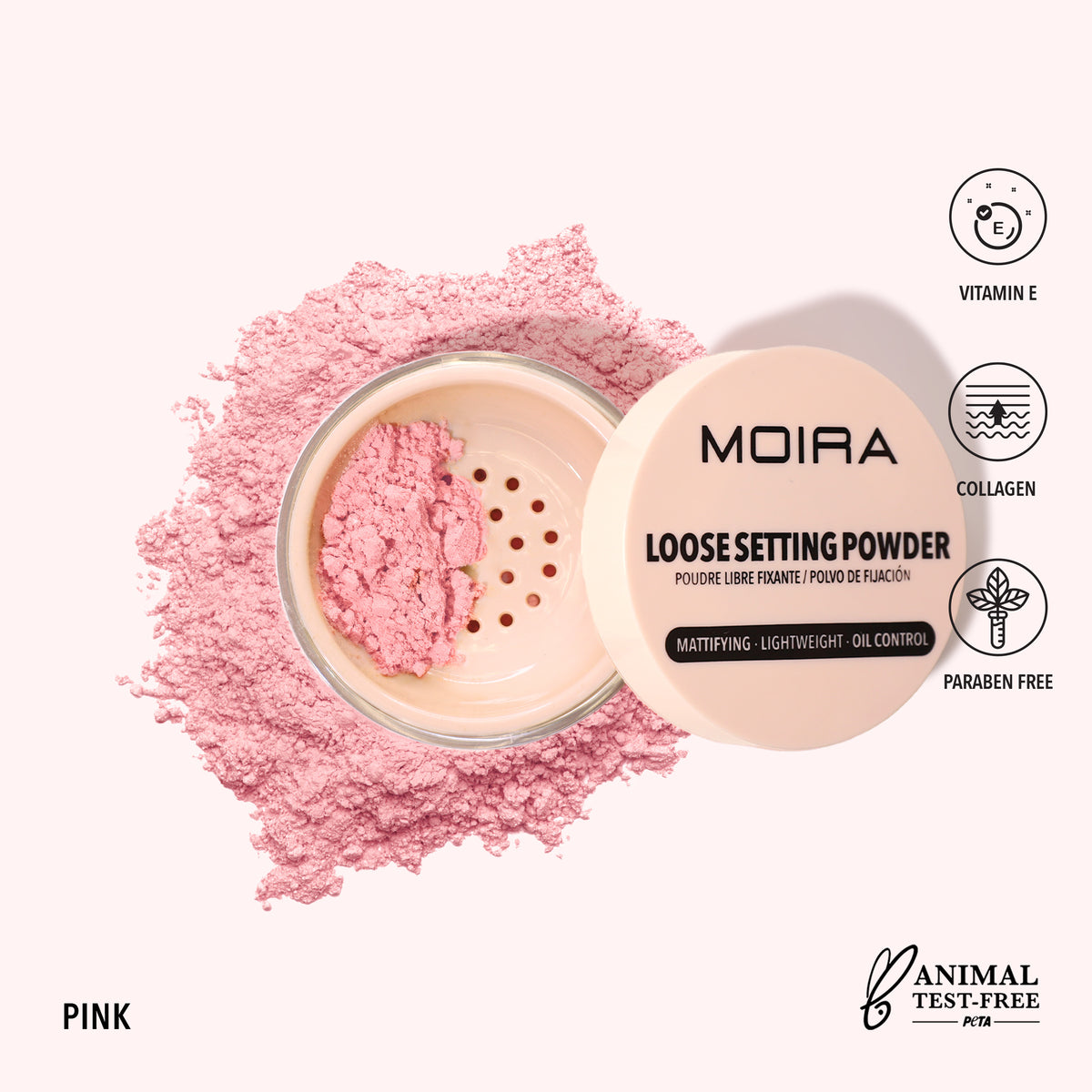 Set Loose Powder Loose Setting Powder - Pink