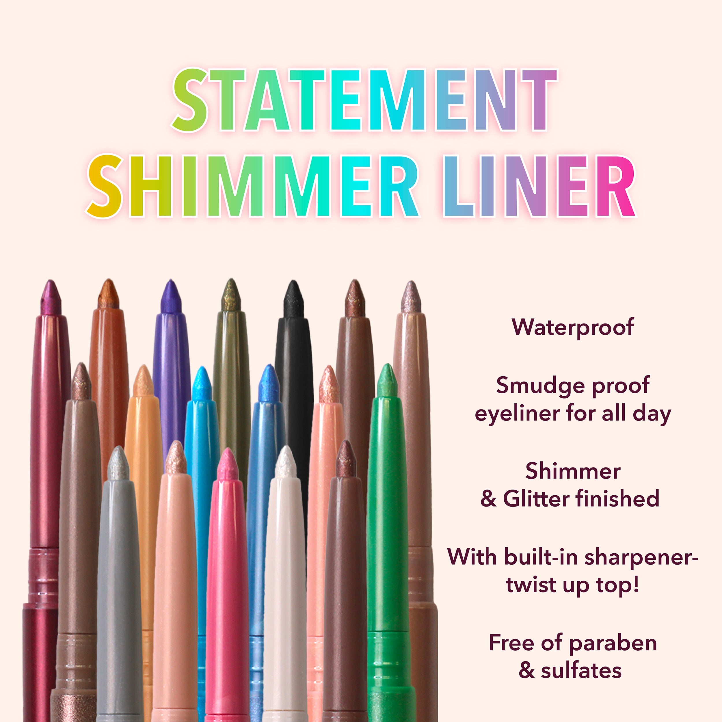 Statement Shimmer Liner (001, Golden Beige)