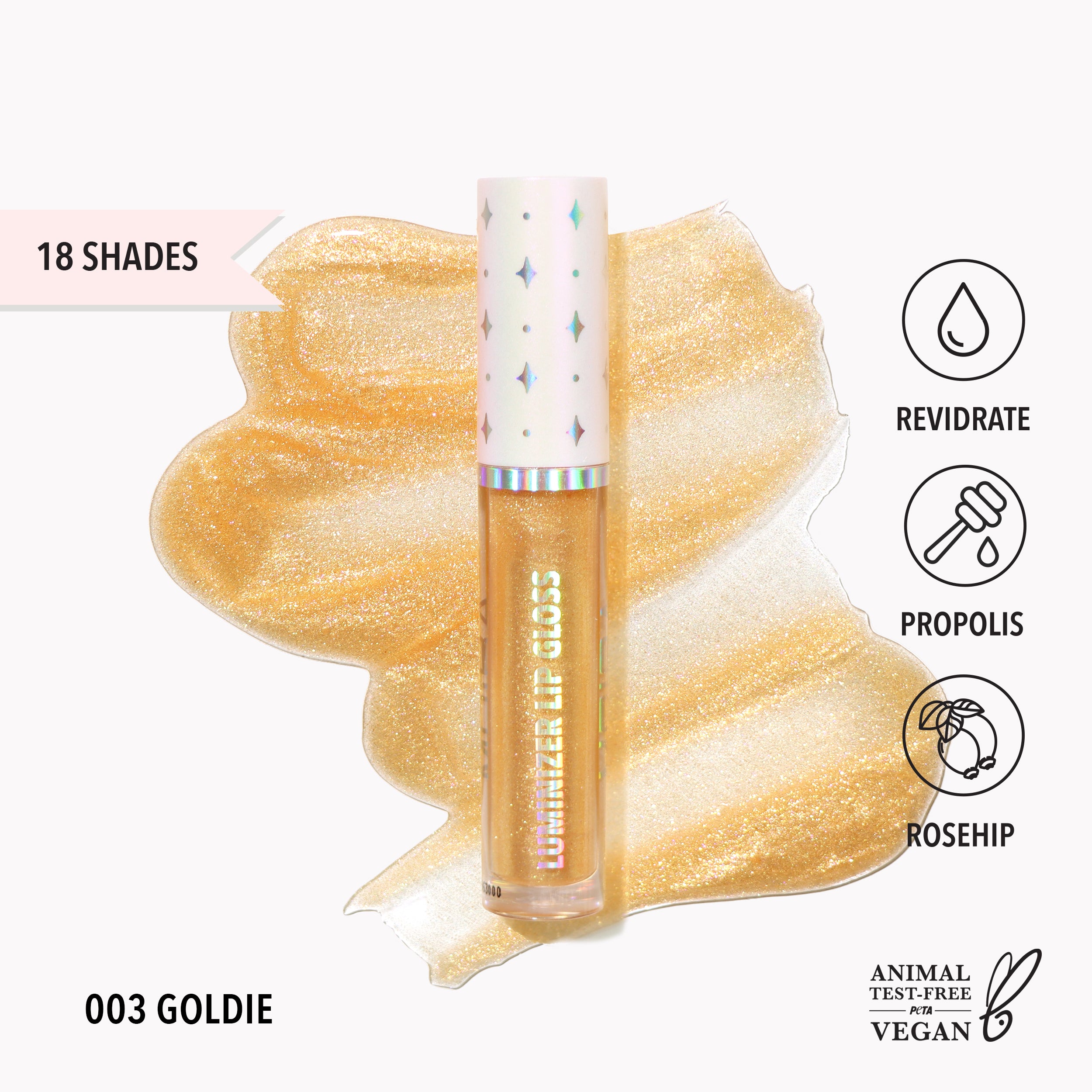 Luminizer Lip Gloss (003, Goldie)