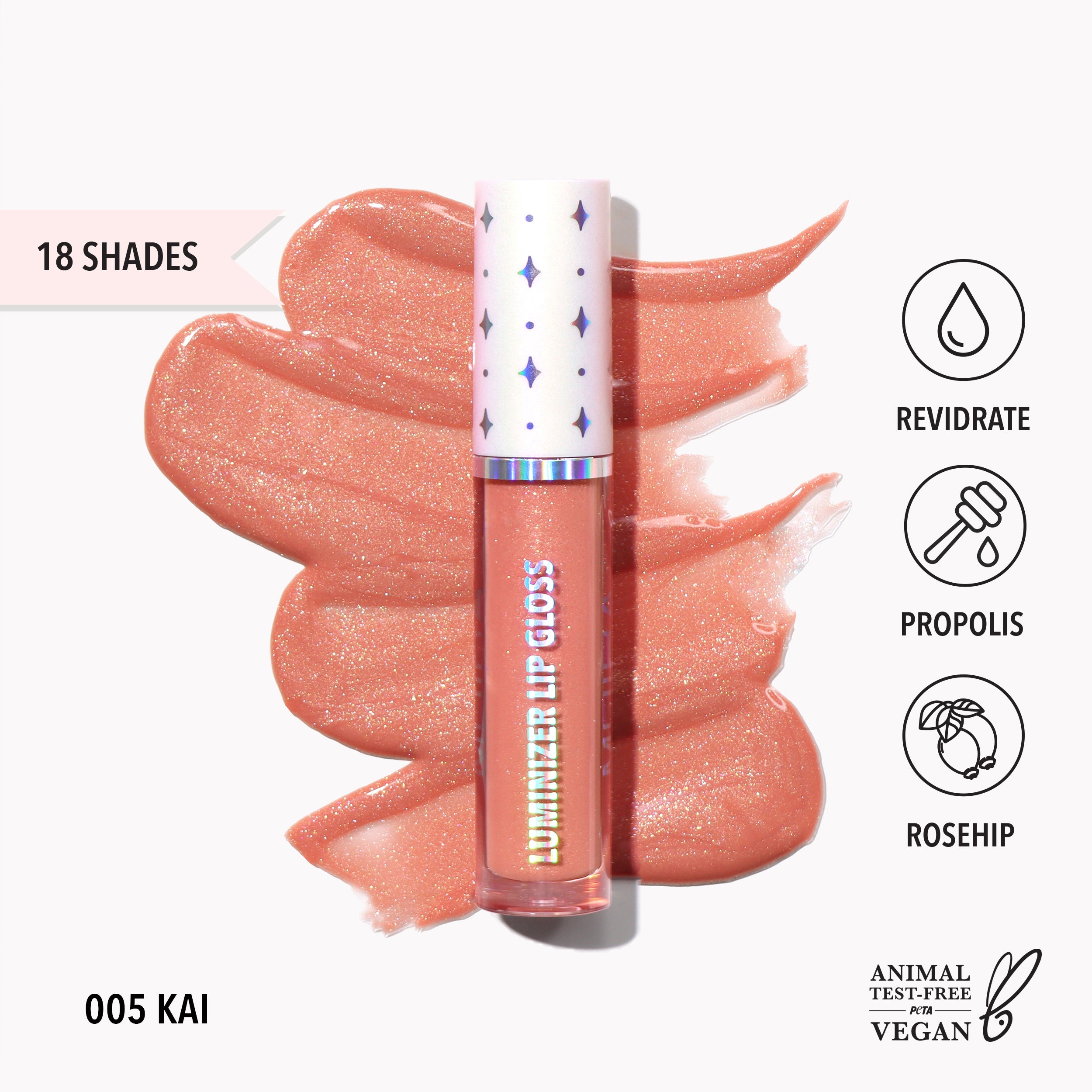 Luminizer Lip Gloss (005, Kai)