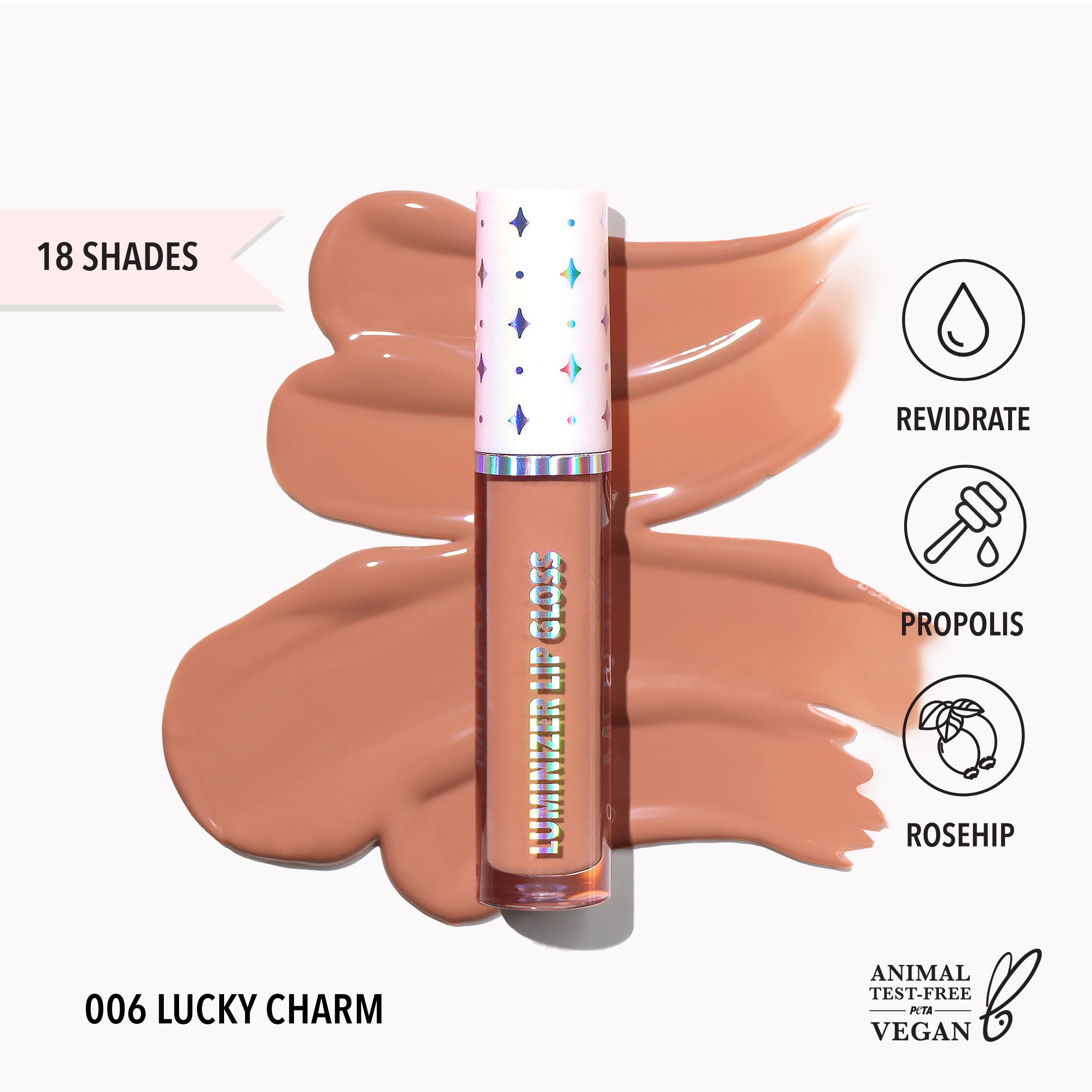 Luminizer Lip Gloss (006, Lucky Charm)
