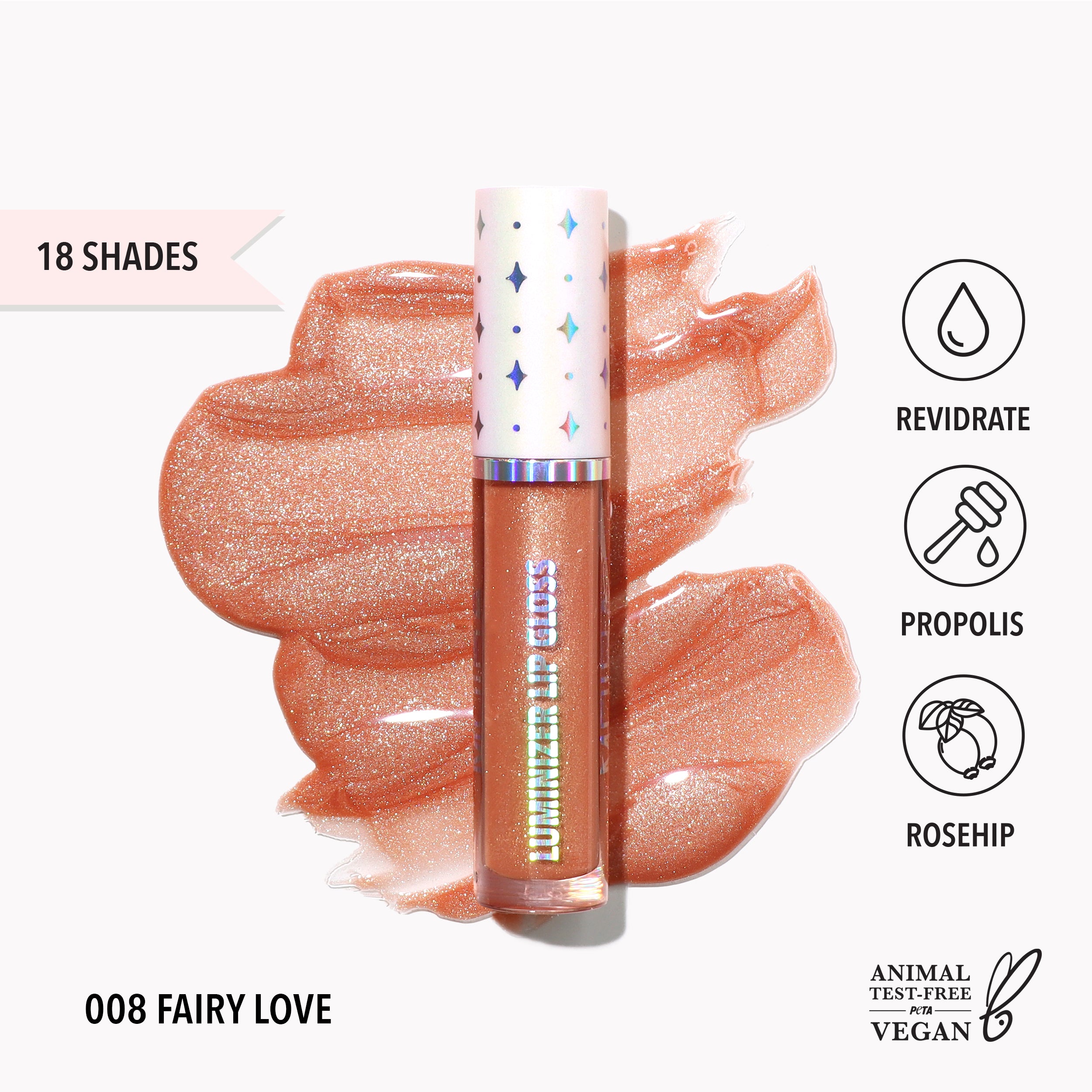 Luminizer Lip Gloss (008, Fairy Love)
