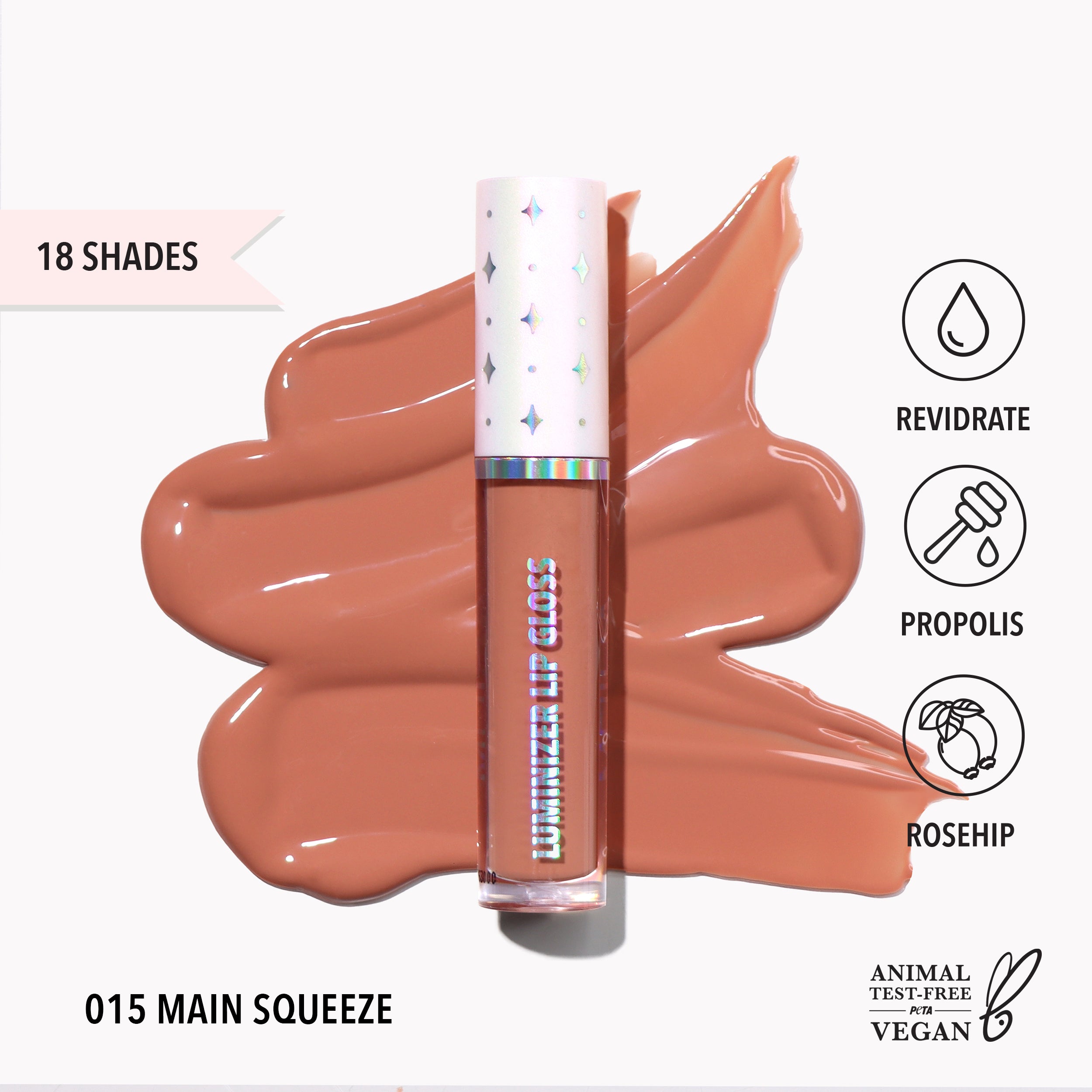 Luminizer Lip Gloss (015, Main Squeeze)