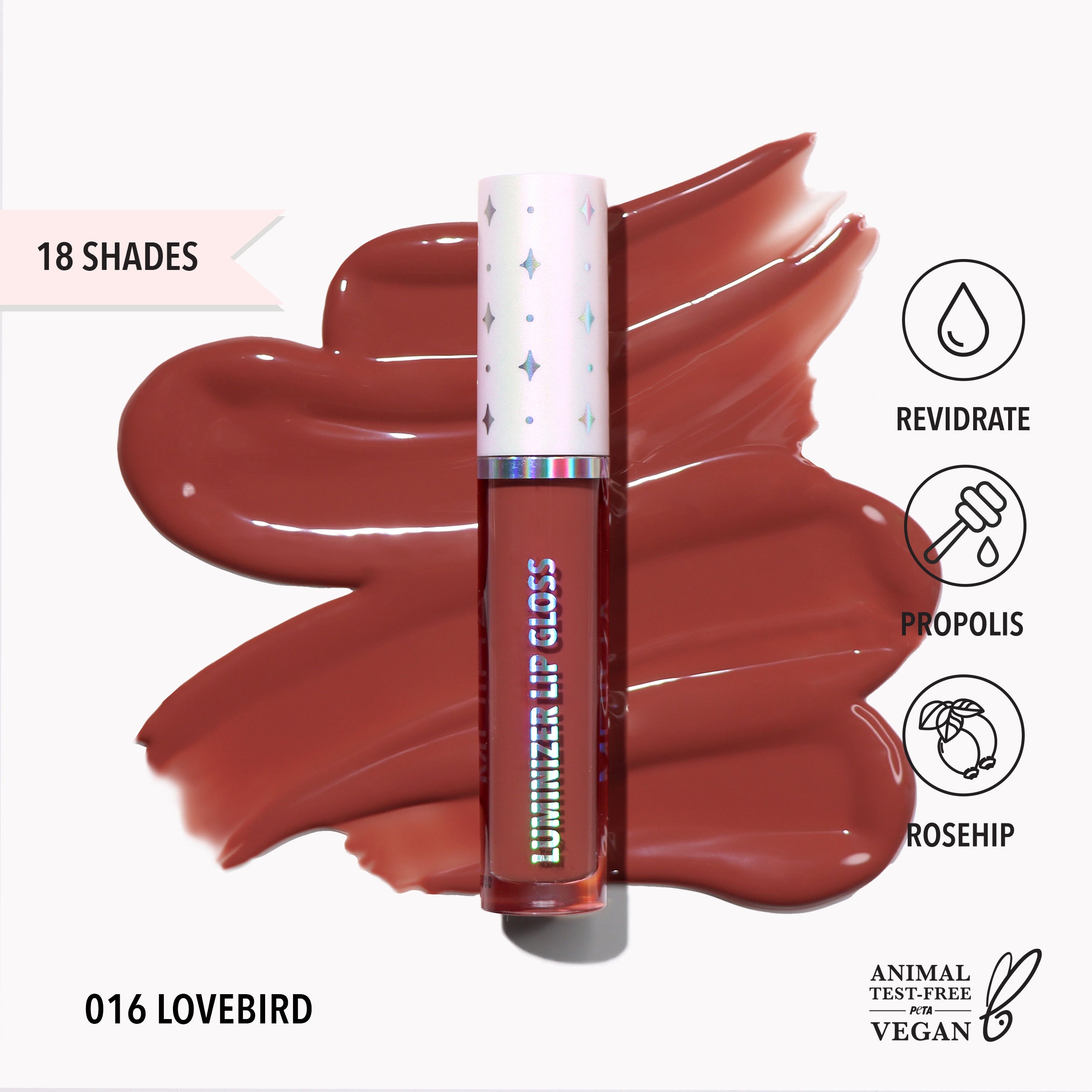 Luminizer Lip Gloss (016, Lovebird)