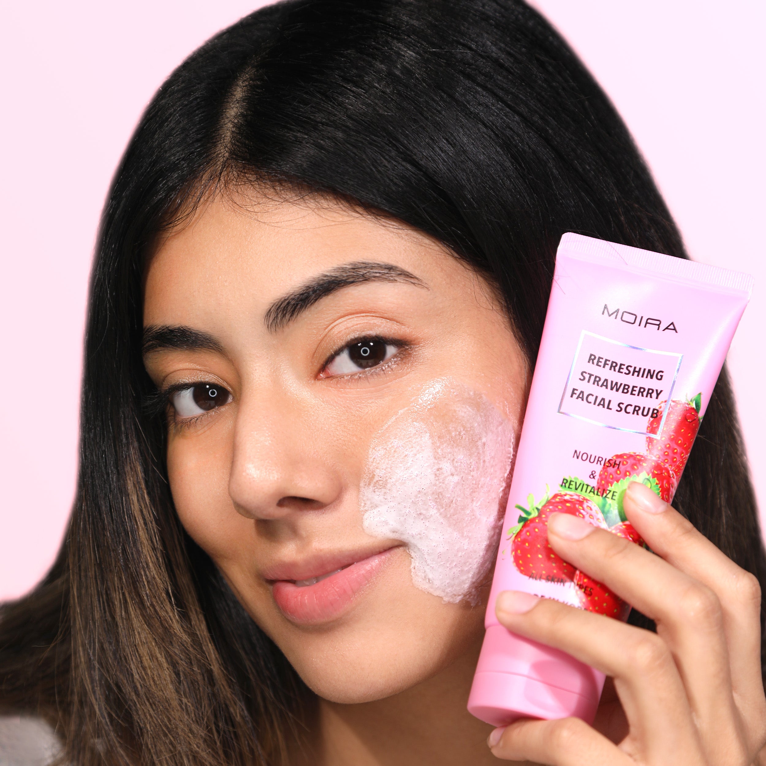 Refreshing Strawberry Facial Scrub