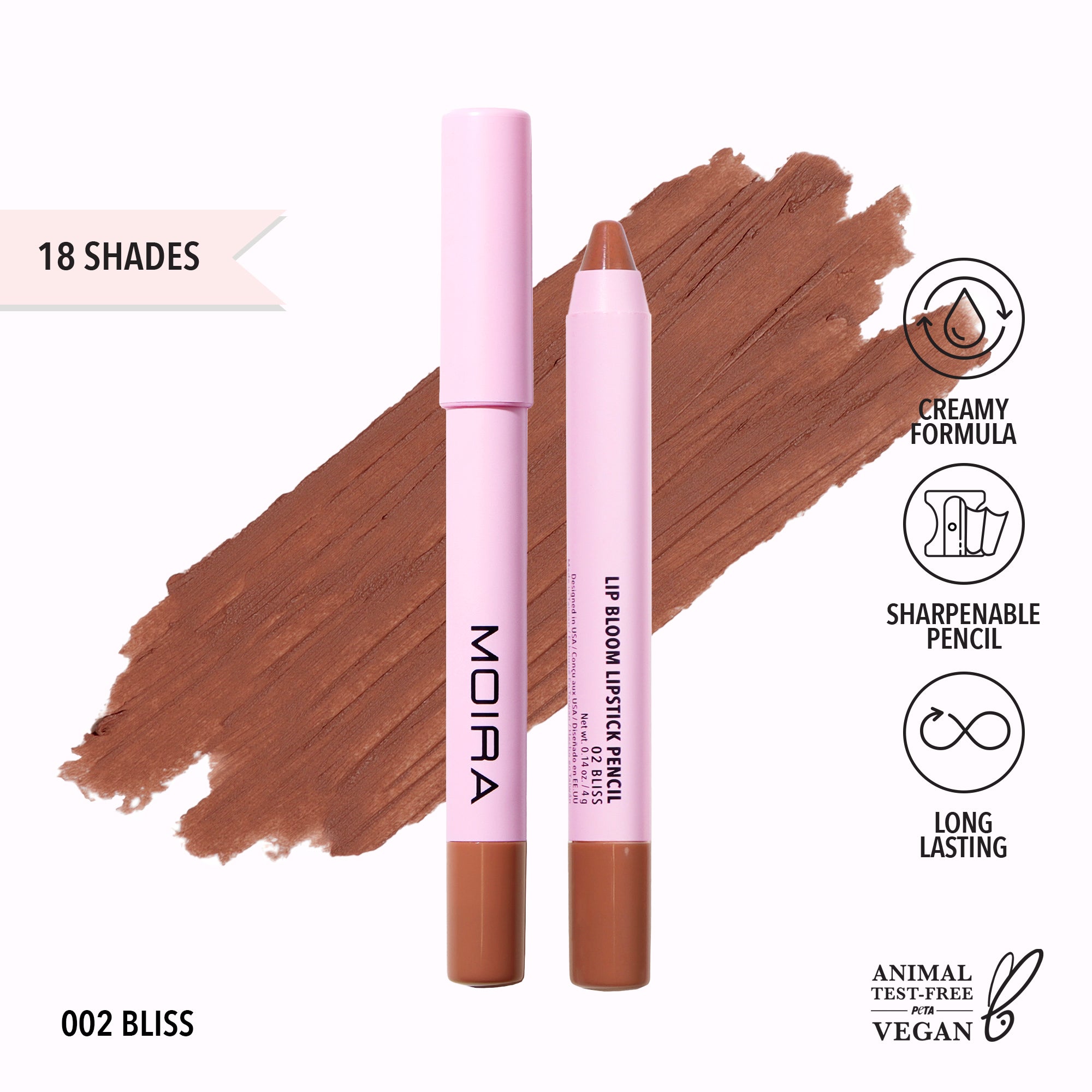 Lip Bloom Lipstick Pencil (002, Bliss)