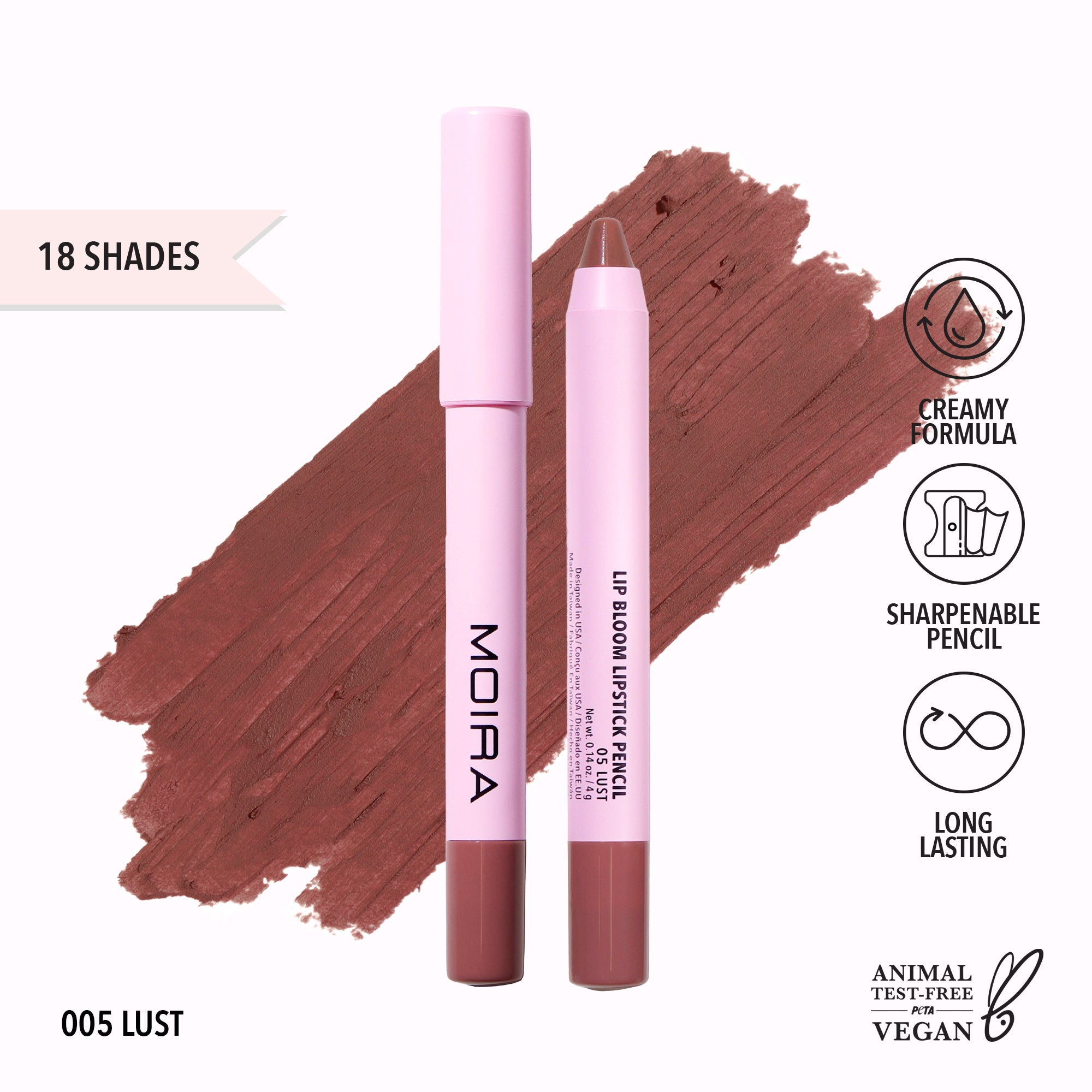 Lip Bloom Lipstick Pencil (005, Lust)