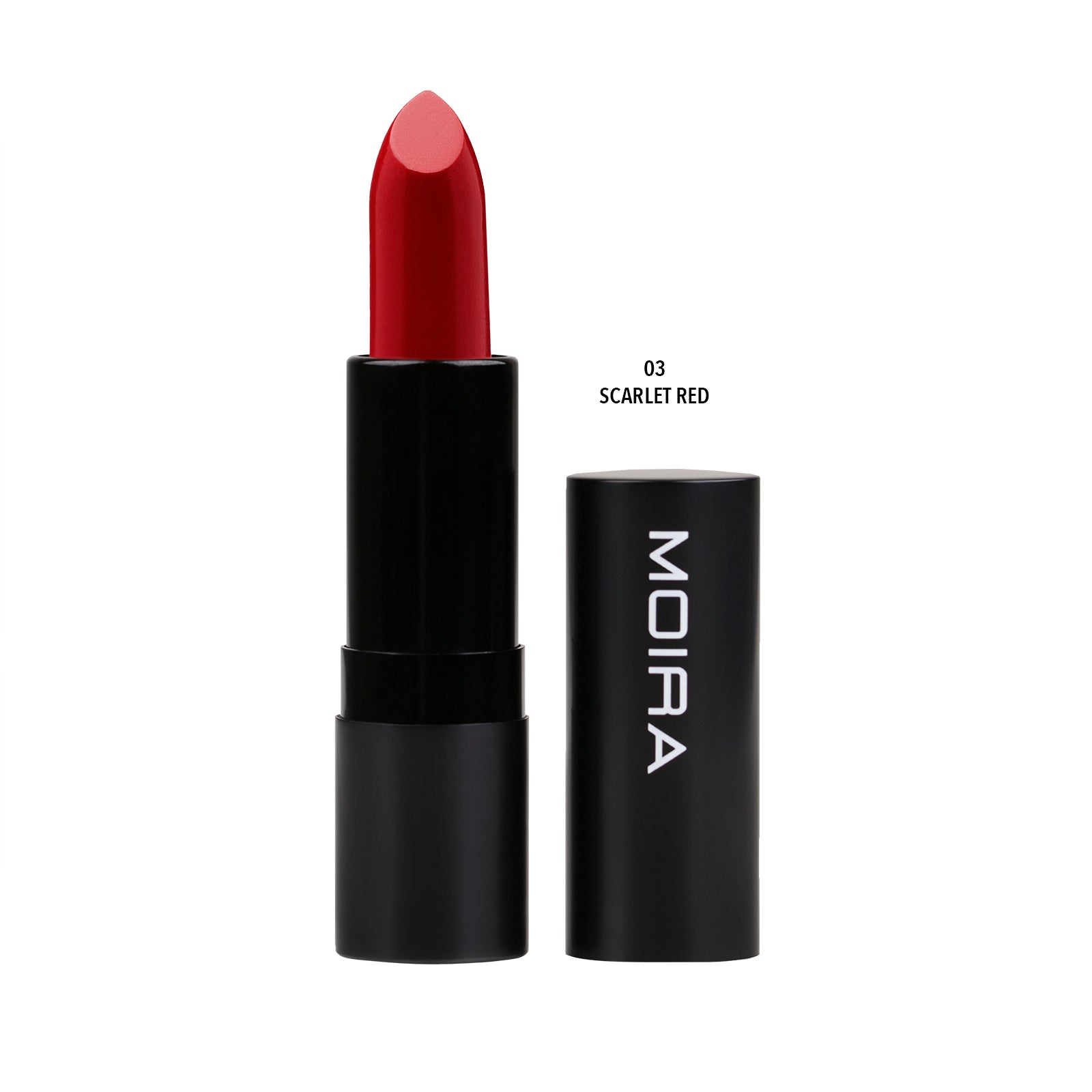Defiant Creamy Lipstick (003, Scarlet Red)