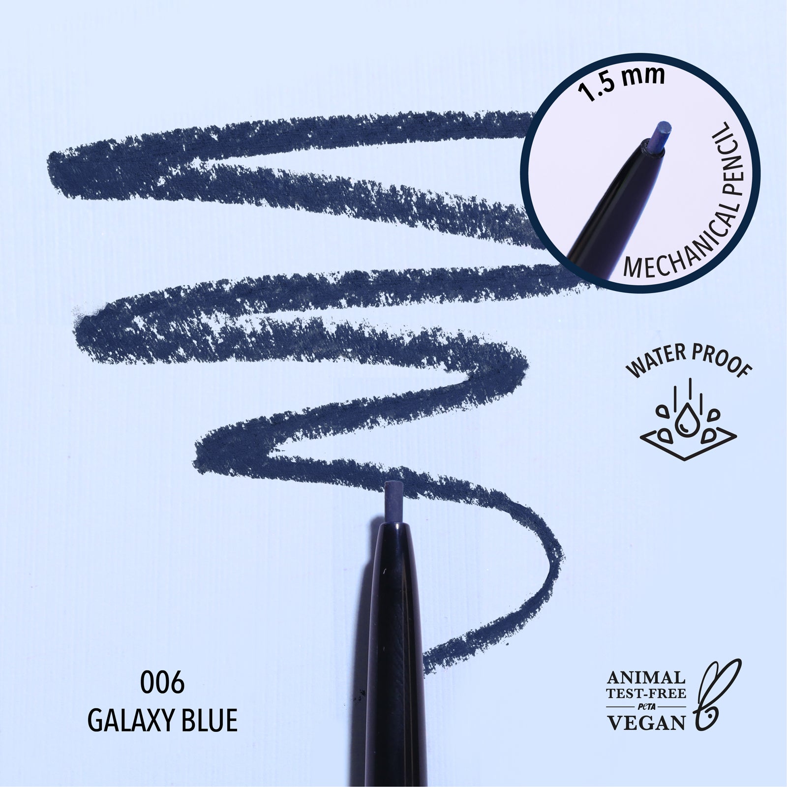 1.5MM Undeniable Gel Liner (006, Galaxy Blue)